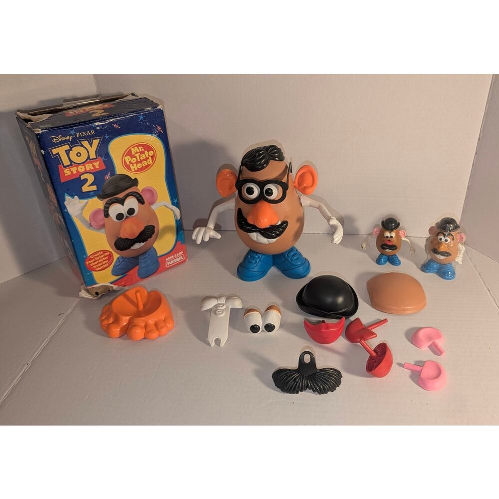 Disney Pixar Toy Story 2 Mr Potato Head Figure 1999 Hasbro Playskool 22 Pieces